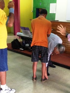 Babu - prayer causes pain to flee